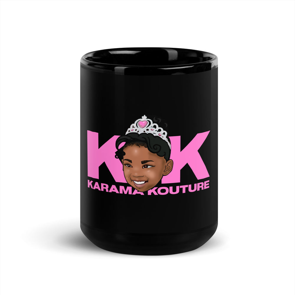 Karama Kouture Black Glossy Mug