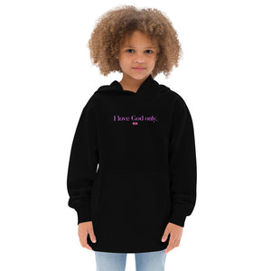 “God only” Karama Kids fleece hoodie