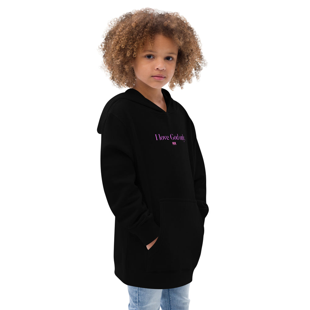 “God only” Karama Kids fleece hoodie