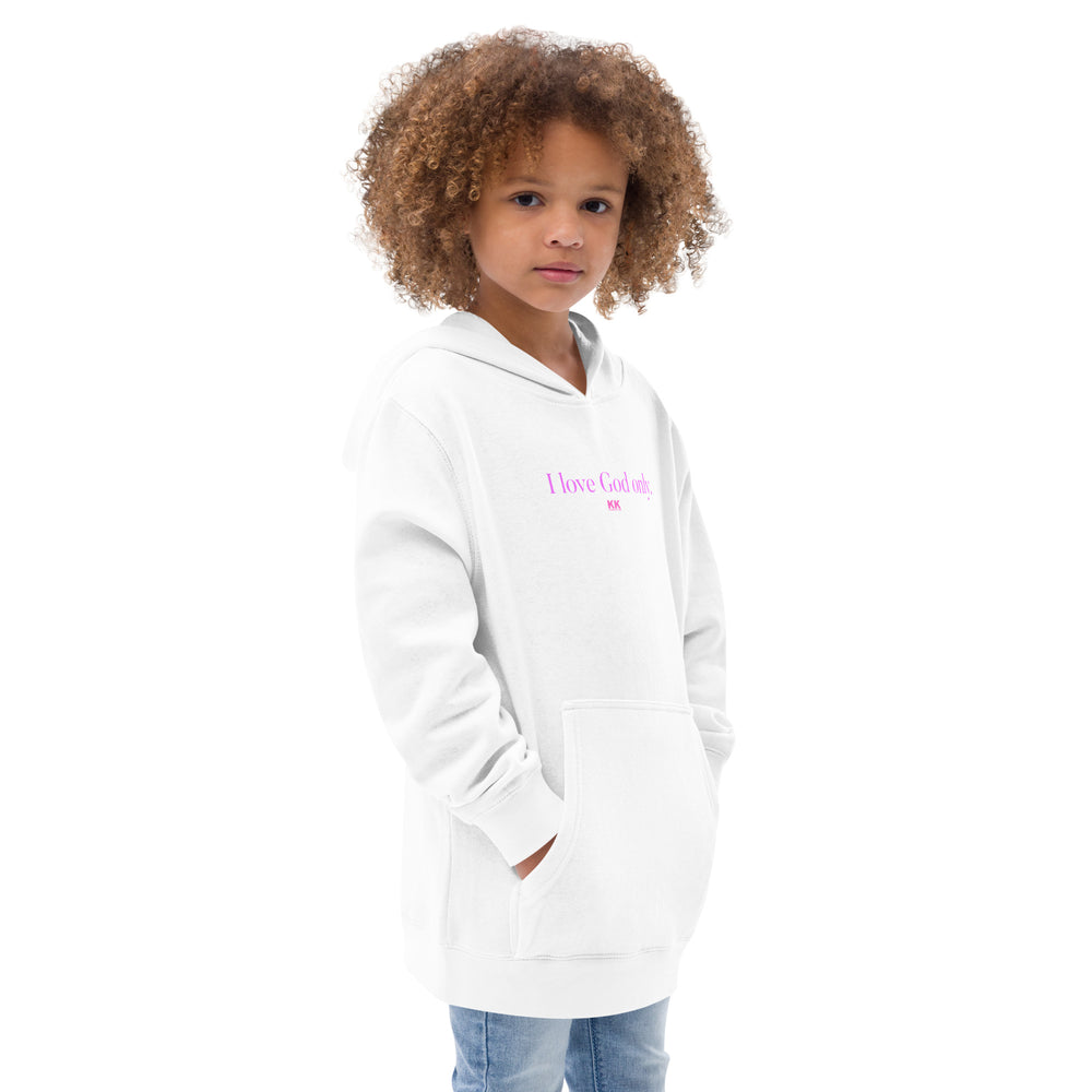 “God only” Karama Kids fleece hoodie