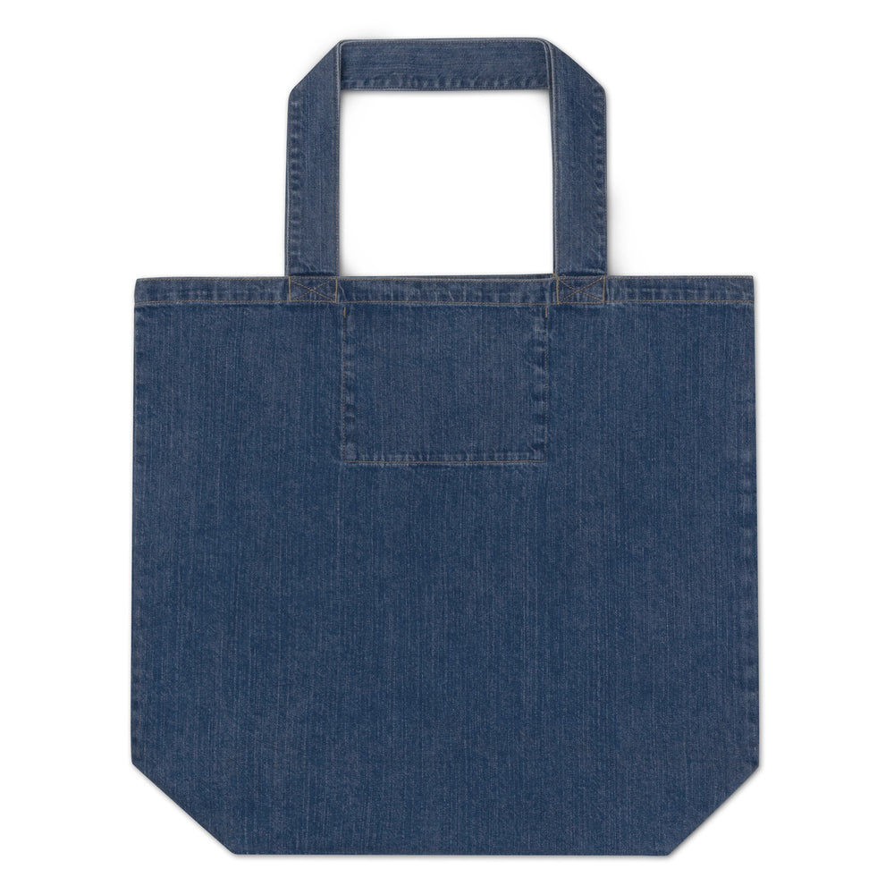 KK Organic denim tote bag