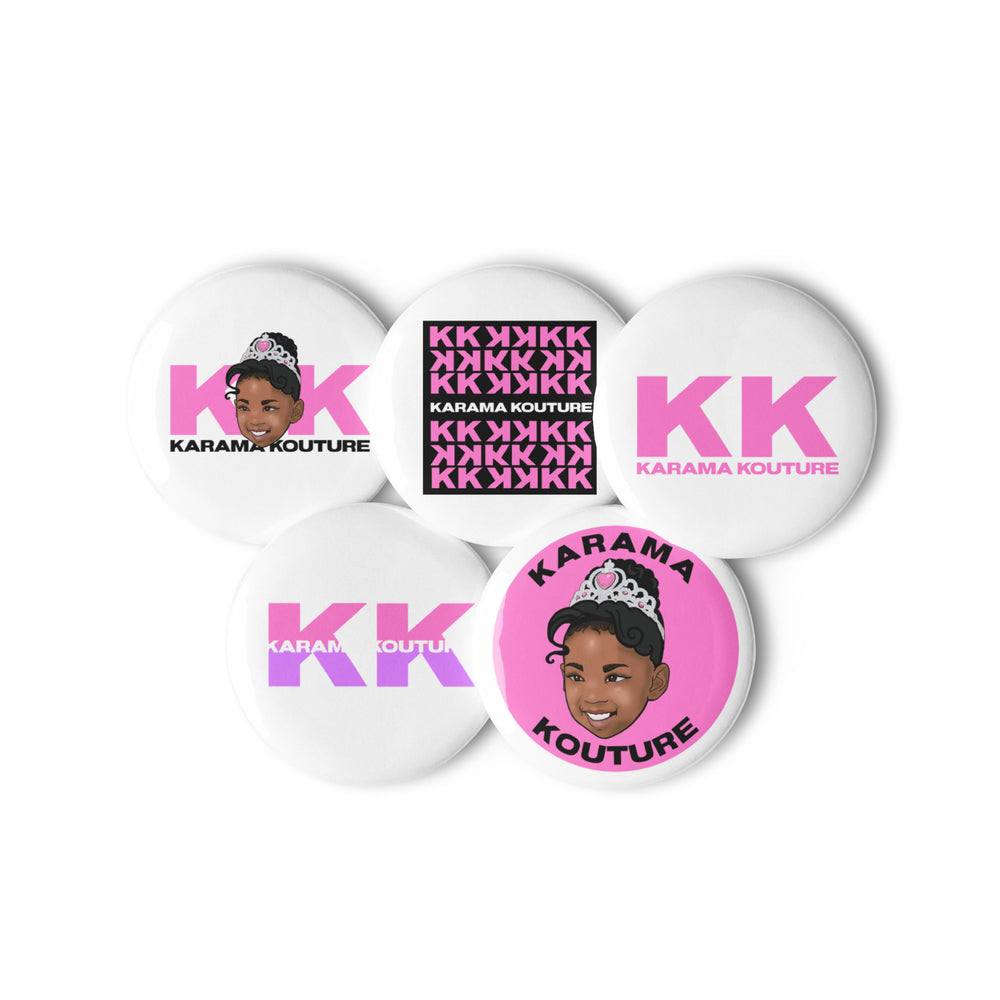 Karama Kouture pin buttons set