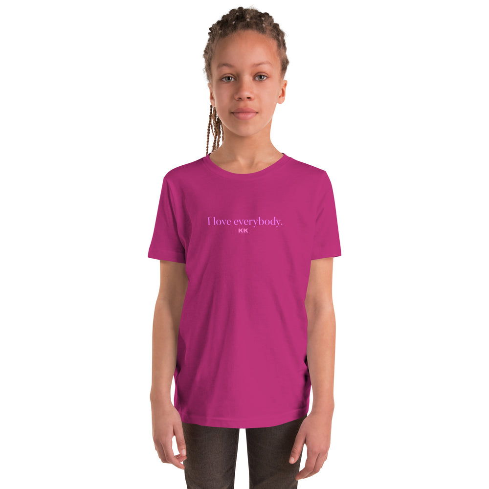 KK “I Love Everybody” Youth Short Sleeve T-Shirt